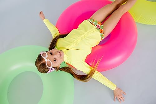 Miniatura 7 de Splash - Gafas de natación con correa de tela, colección Pink & Purples, divertidos, a la moda y cómodos, para adultos y niños