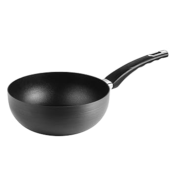CUCKOO COP-AC2810HB Kyndell Series Titanium Diamond Coated Frying Pan/Wok, Black