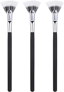 3pcs Angled Eyelash Fan Brushes Mascara Brush...