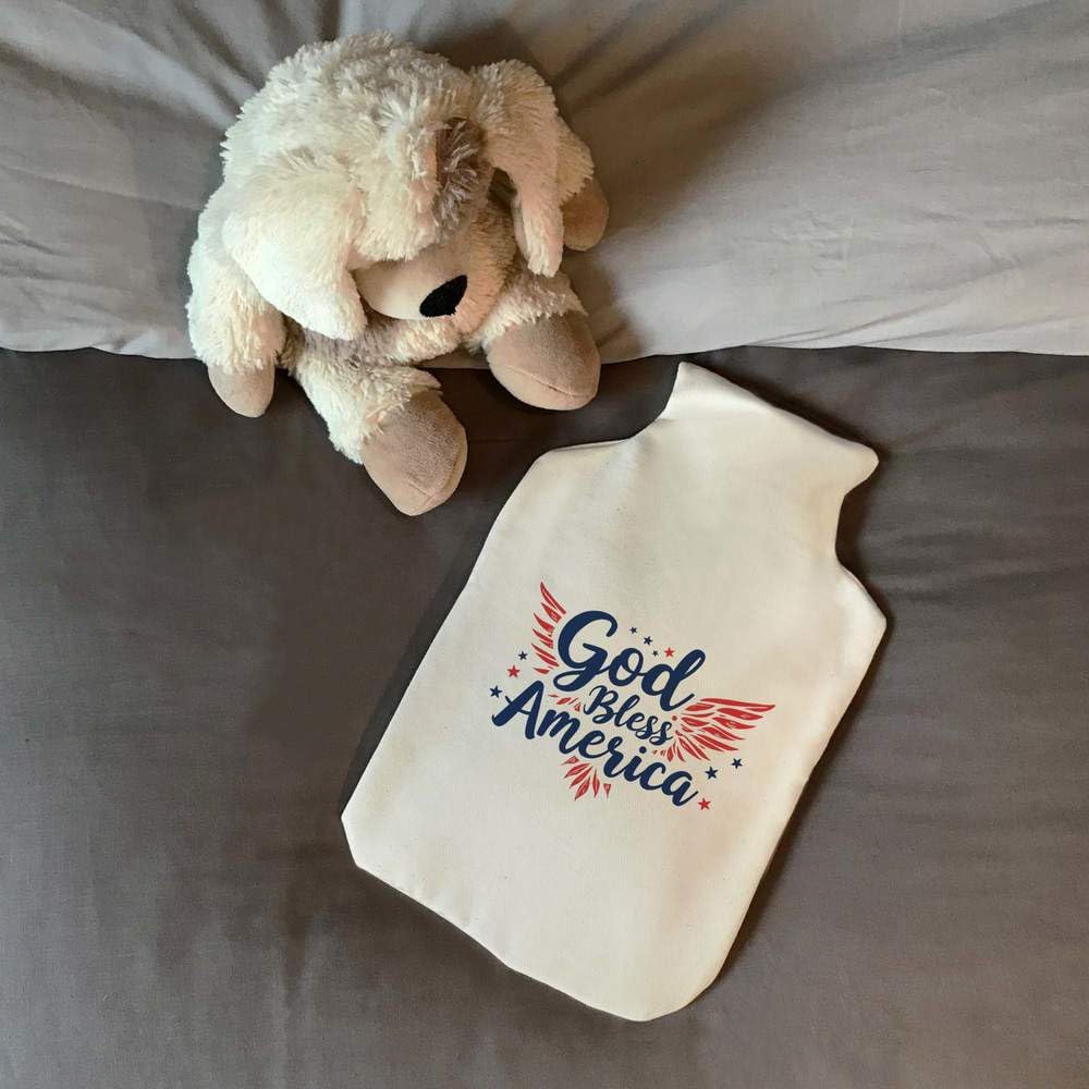 'God Bless America with Stars' Hot Water Bottle Cover (HW00038530)