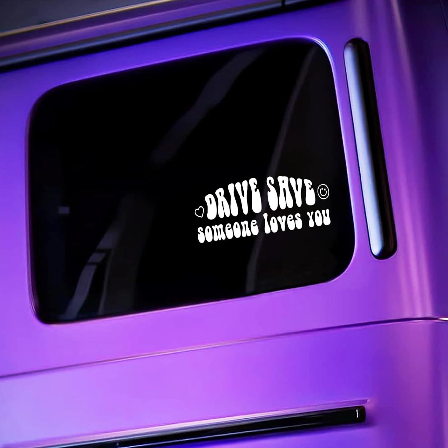 Drive Safe Car Decal, Mental Health Stickers, Funny Car Accessories, Positive Affirmation Vinyl Waterproof Bumper Sticker for Car, Truck, Wall & Window