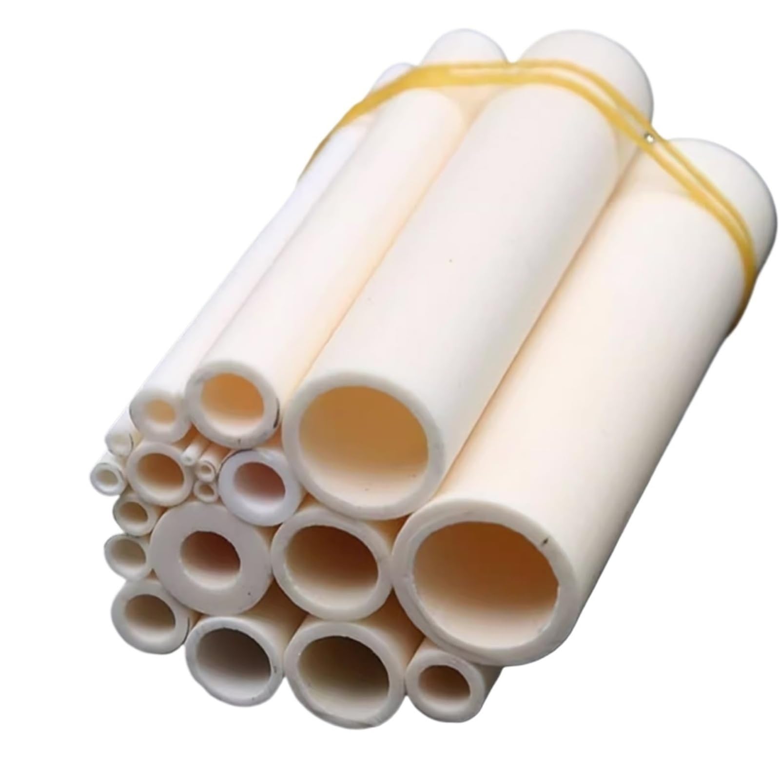 Tonerde-Keramik-Rohr, Weißes 99-Aluminiumoxid-Keramik-Hohlrohr, Länge 100 mm, einzelne Bohrung, bearbeitbares Keramikrohr, 1 Stück(18X25X100mm)