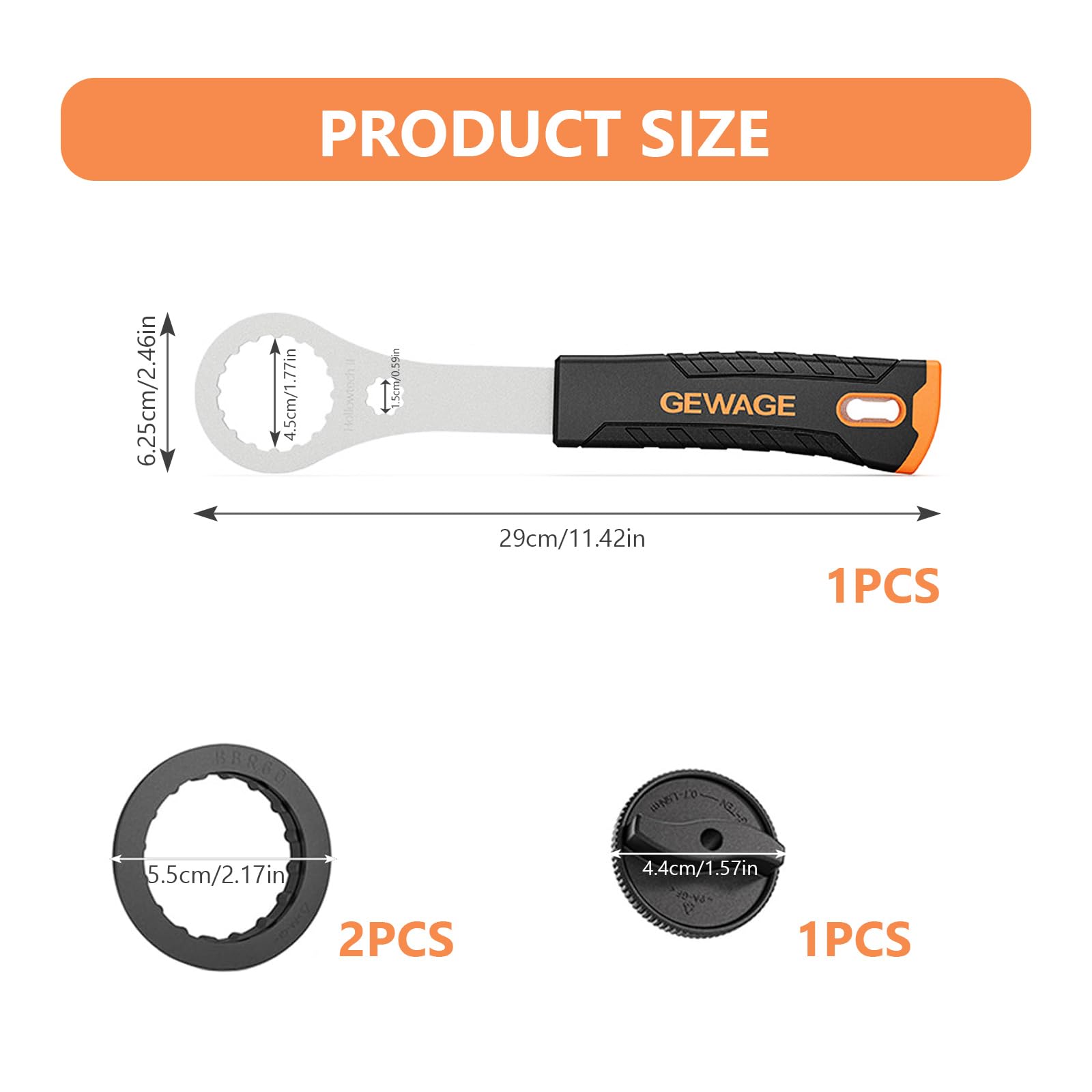 Zamety Fahrrad Centerlock Werkzeug - Tretlagerschlüssel Für Shimano Hollowtech II