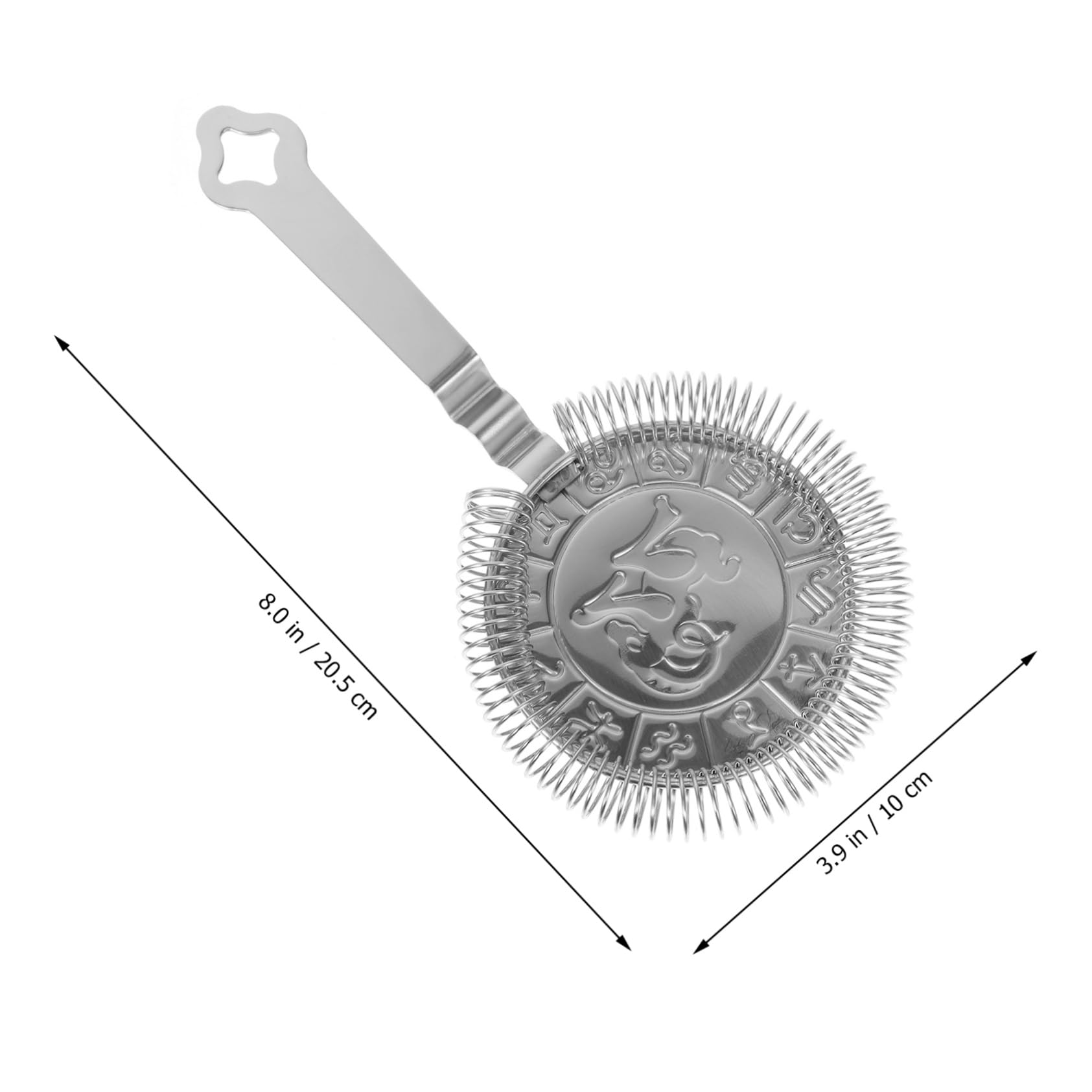 UKCOCO 3piezas Colador De Cóctel De Acero Inoxidable Filtro Ergonómico Para Bebidas Para Hogar y Bar Fácil Limpieza y Uso Profesional