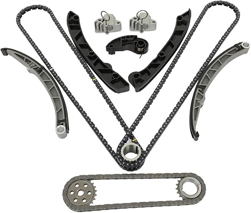 SCITOO Kit de cadena de distribución LR032048, LR032087 para Land Rover LR4 2010-2013, para Land Rover Range Rover 2010-2015, para Land Rover Range