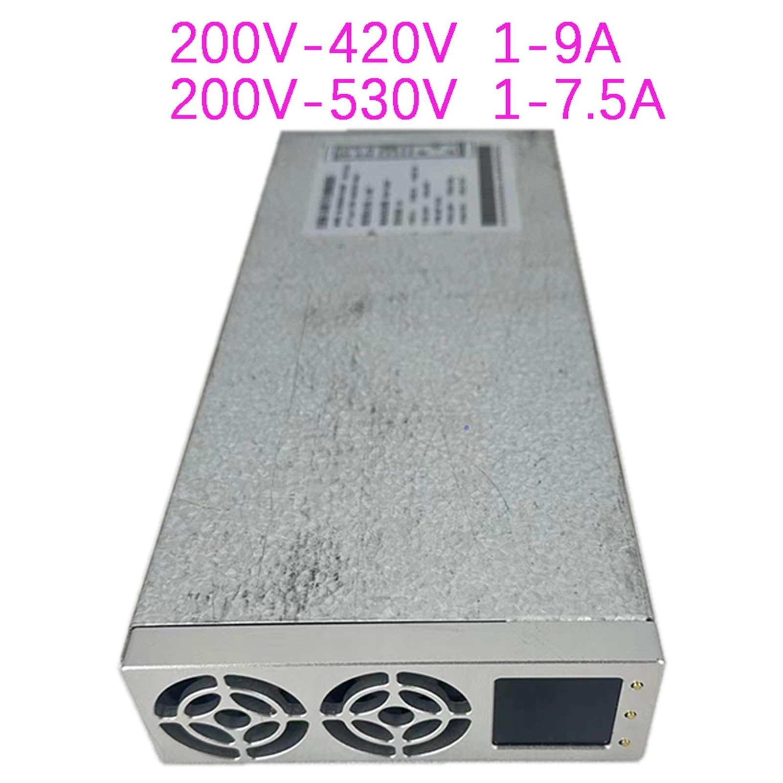 Increase Lithium Battery Charger Bluetooth Adjustable Current Voltage 200-420V 1-9A 200-530V 1-7.5A Battery Charger(200-530V 1-7.5A,220V UK)