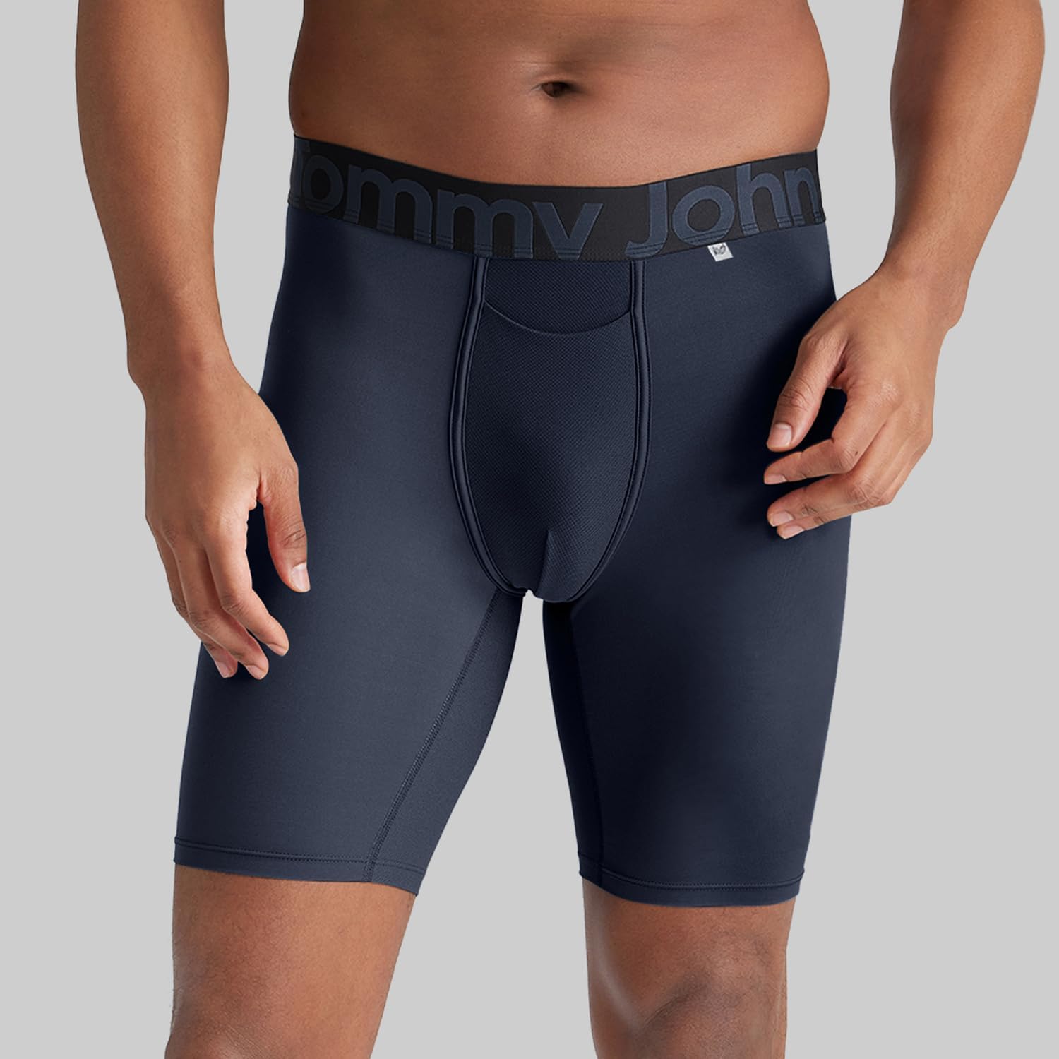 Tommy John Men’s Underwear – 360 Sport Boxer Briefs with Contour Pouch and Longer 8" Inseam – Moisture Wicking Underwear - Image 2