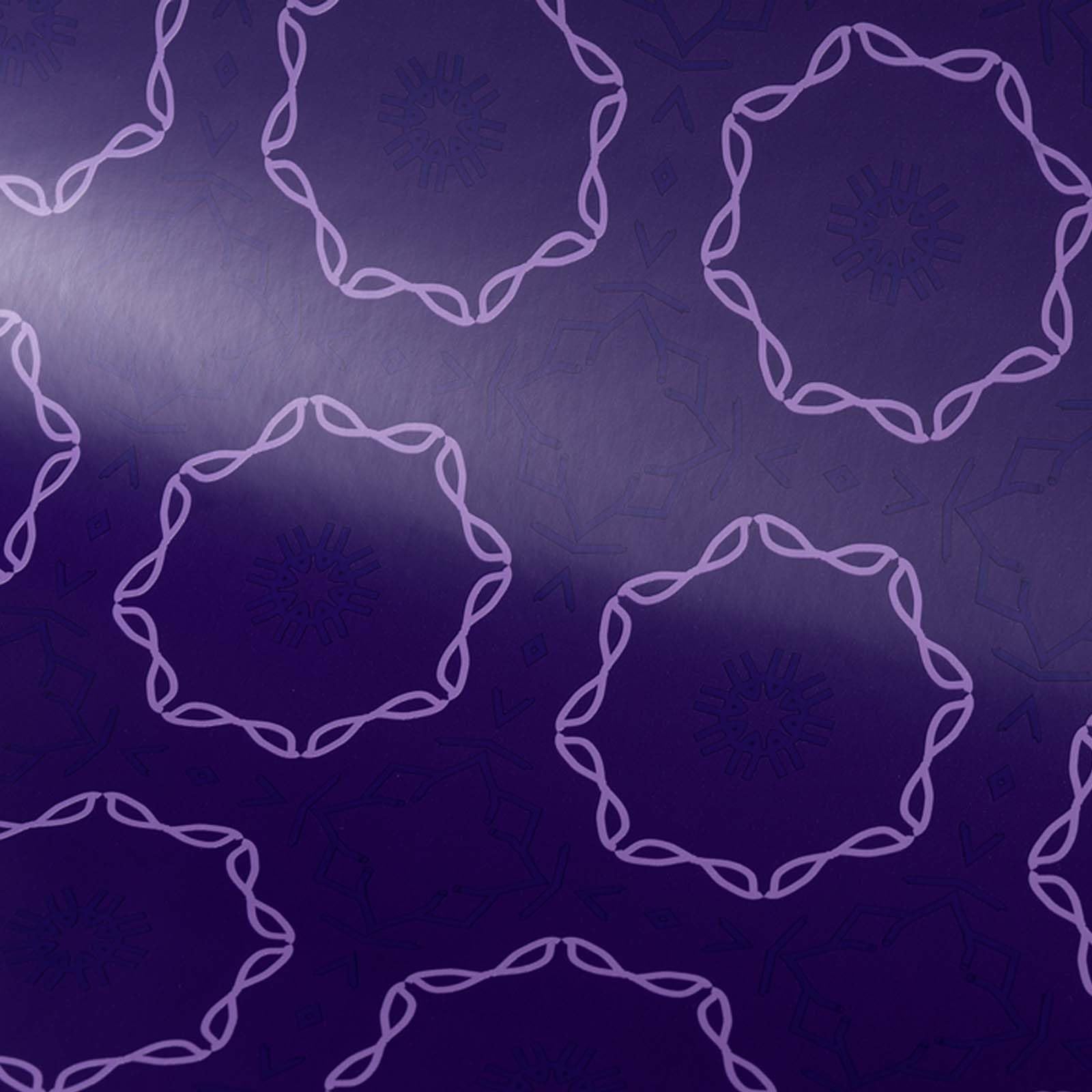 GAKA Rollo de papel de regalo, morado, 3 diseños diferentes de papel de regalo, adecuado para Halloween, Acción de Gracias, Navidad, cumpleaños, boda, regalos de graduación, embalaje de 17 x 120