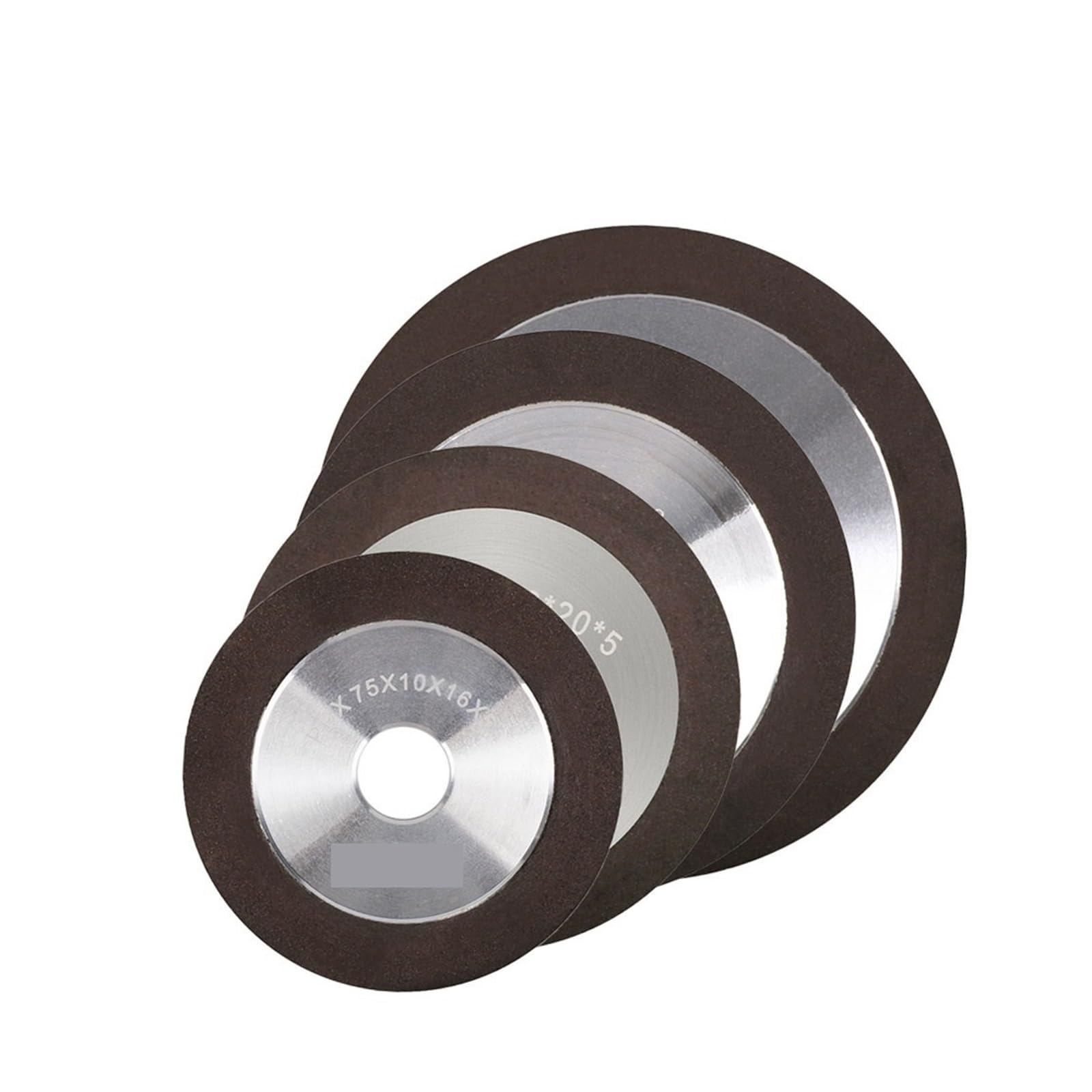 Schleifbockscheibe Schleifscheibe for Schärfen, Schwarze Schleifscheibe for Wolframstahl, Fräswerkzeug, Hartmetall, 75 mm/100 mm/125 mm/150 mm(180,Black 150x32x8x10mm)