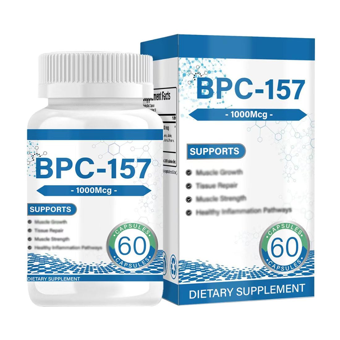 2025 New Bpc-157 Peptide Capsules, Bpc-157 for Muscle and Workout Recovery,  60-Capsule Bottle (1) : Amazon.ca: Health & Personal Care