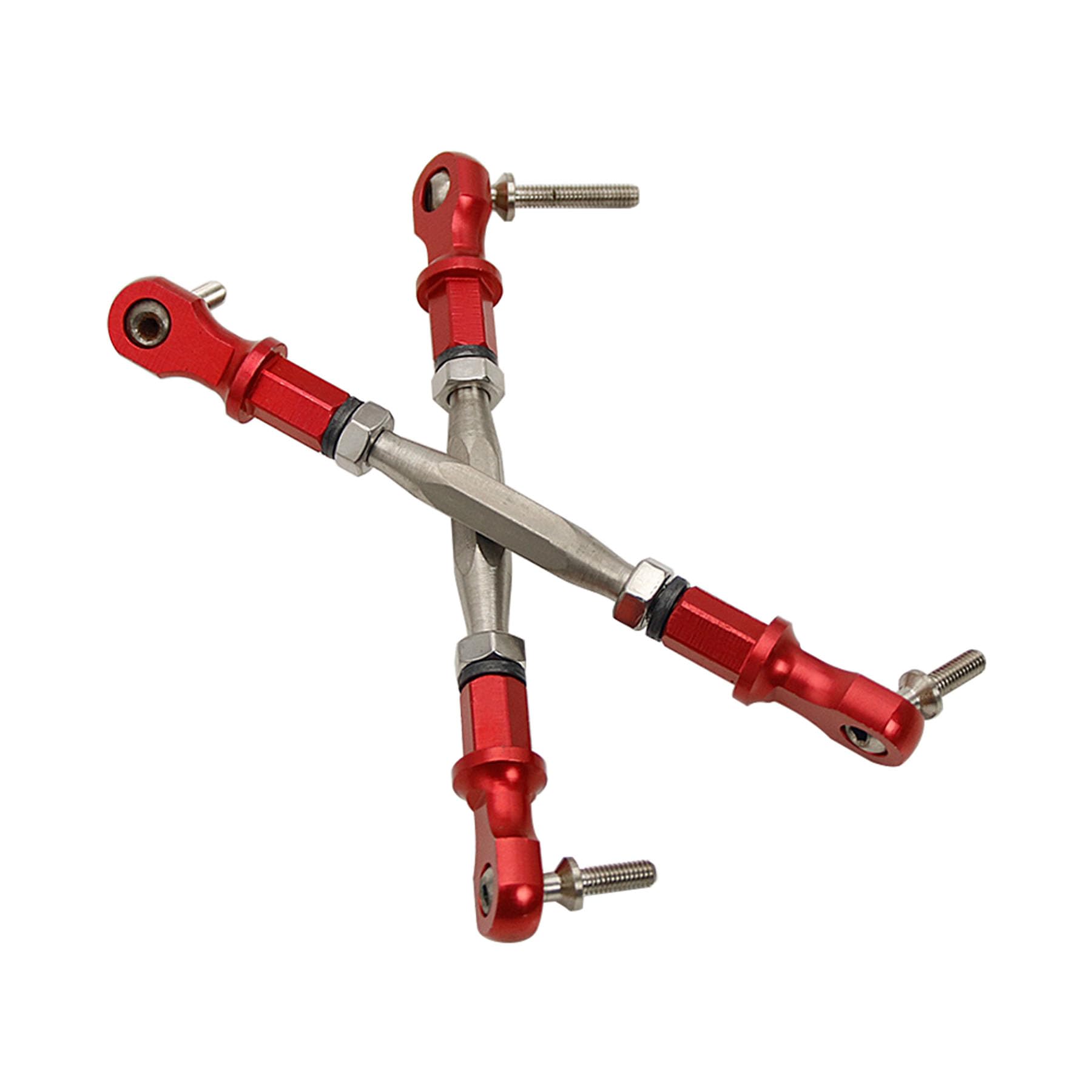 FLMLF Lega Sterzo Tenditore Tirante Rosso per 1/5 RC HPI Baja RV KM 5B 5T 5SC RC Ricambi Auto