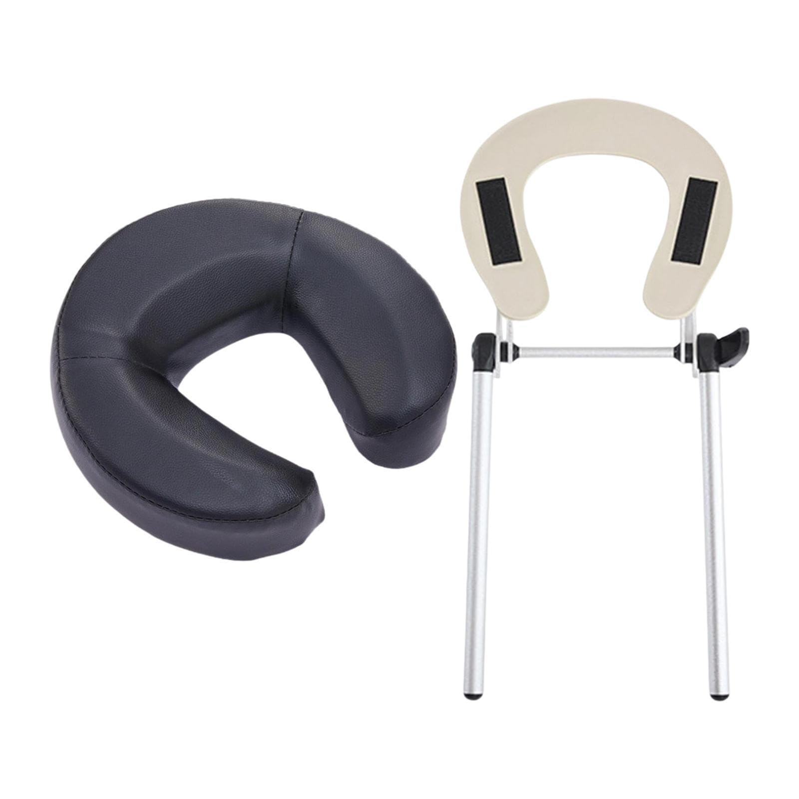 Kit per Massaggio da scrivania e per Materasso, Comodo, Multifunzione, Portatile, Regolabile e Riutilizzabile per casa, Spa, Salone, Ufficio, Nero