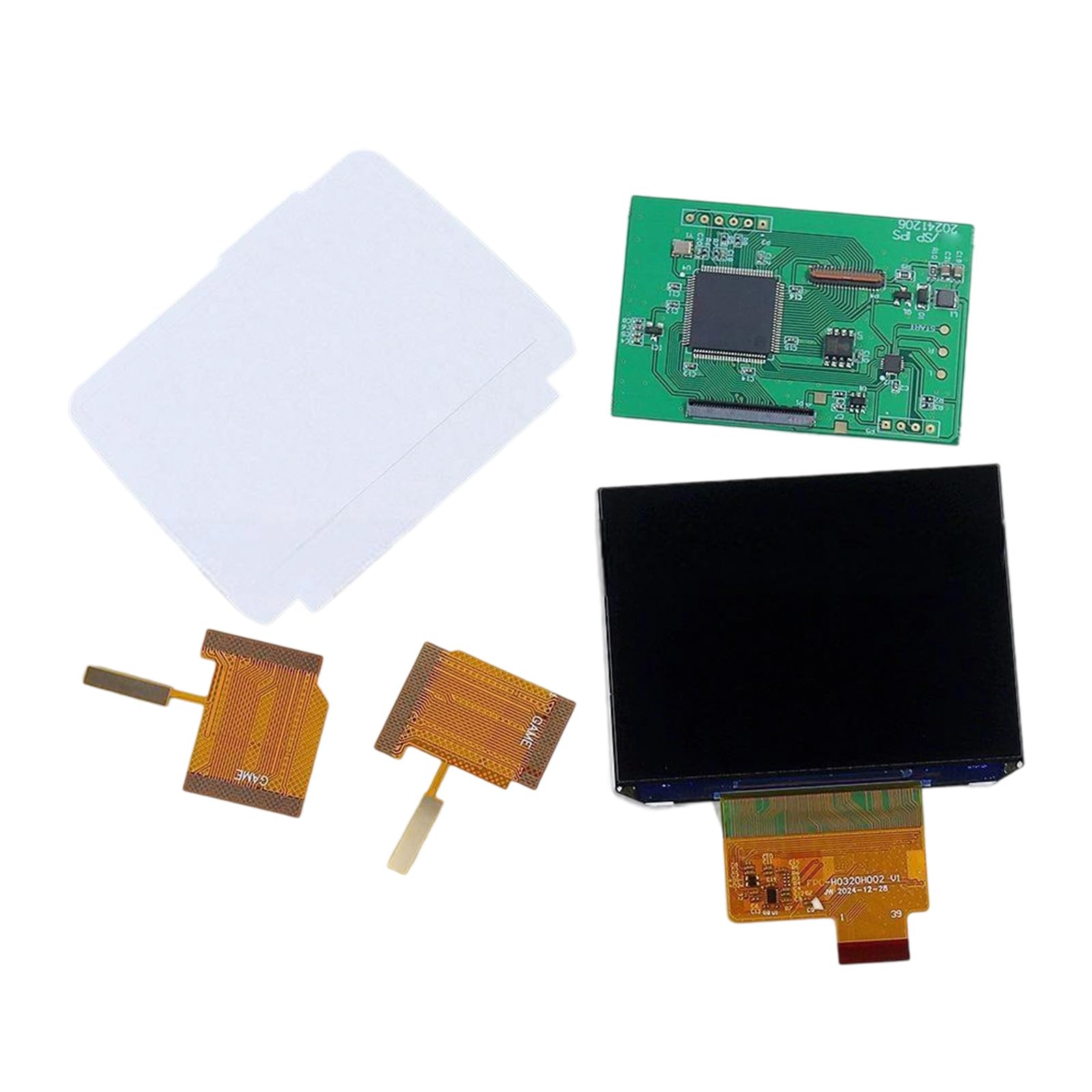 Evidenzia la sostituzione dello schermo LCD retroilluminato Set modifica della console gioco Accessori da gioco Sostituzione dello schermo LCD Evidenzia la retroilluminazione Set modifica