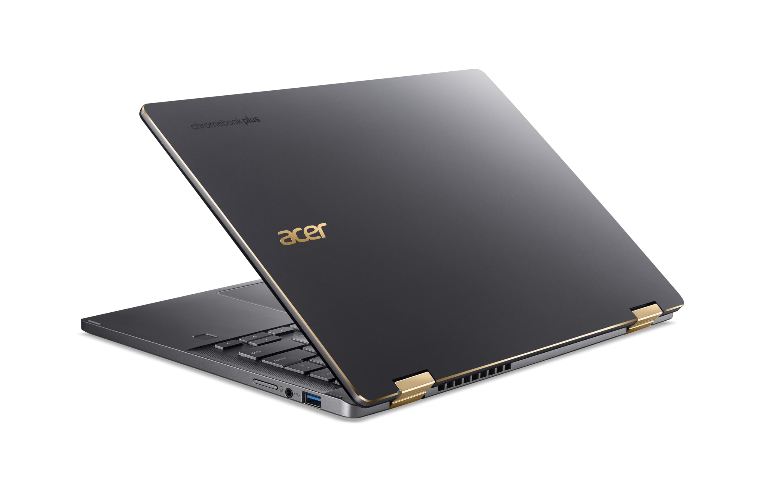 Acer Chromebook Plus Spin 714 14" WUXGA Tactile Convertible Intel Core Ultra 7 155U 16 Go RAM 512 Go SSD Chrome OS Gris Clavier FR AZERTY CP714-1HN