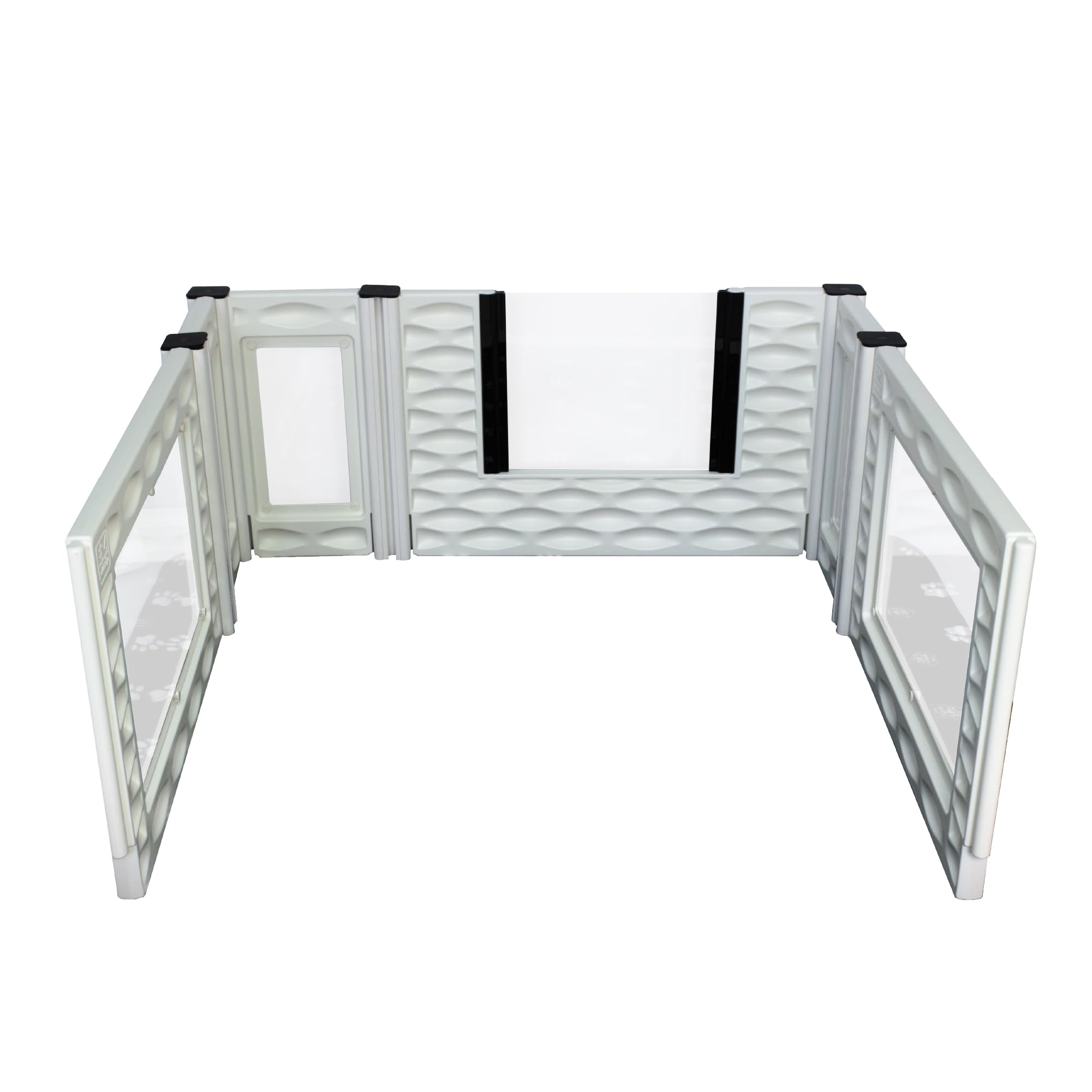 EZwhelp EZclassic 3-Wall Windowed Add-On Room for EZclassic Dog Whelping Box, Extension for Whelping Box for Dogs, 38" x 38"