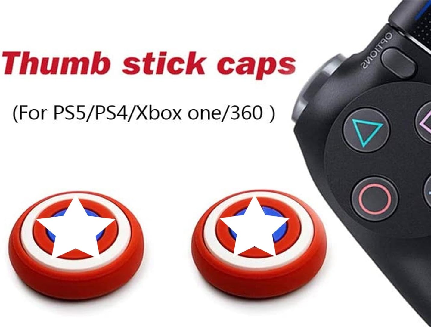 12Pcs Analog Thumb Grip Stick Cover, Wireless Controllers Game Remote Joystick Cap
