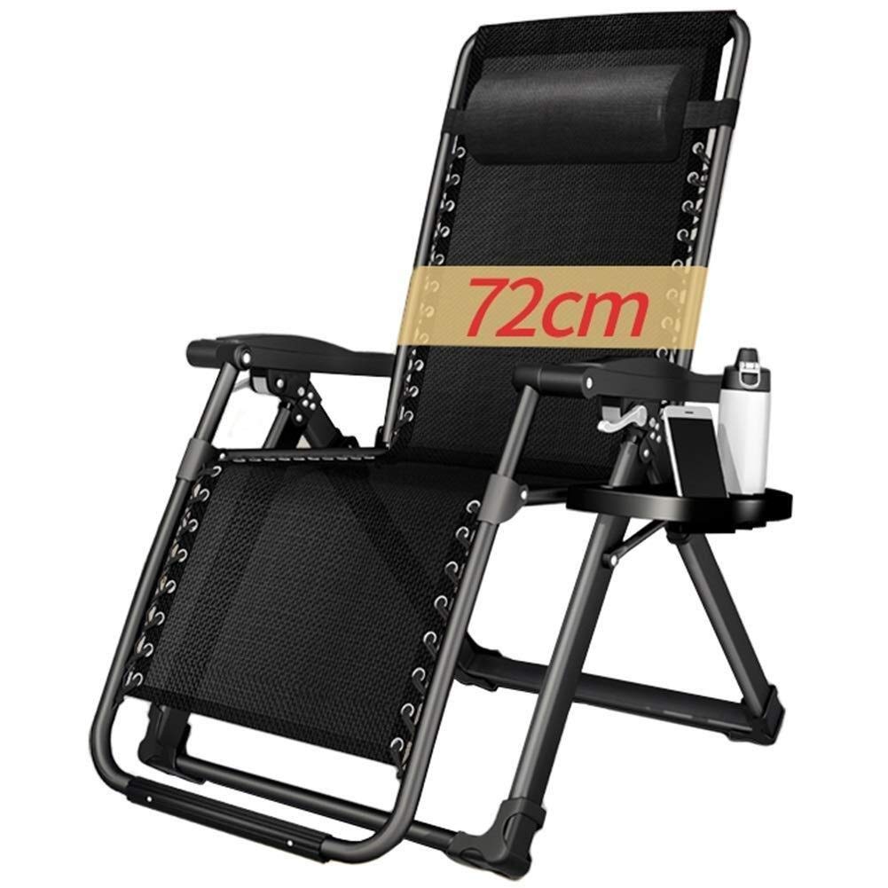 Chaises pliantes surdimensionnées jardin et extérieur grand modèle noir