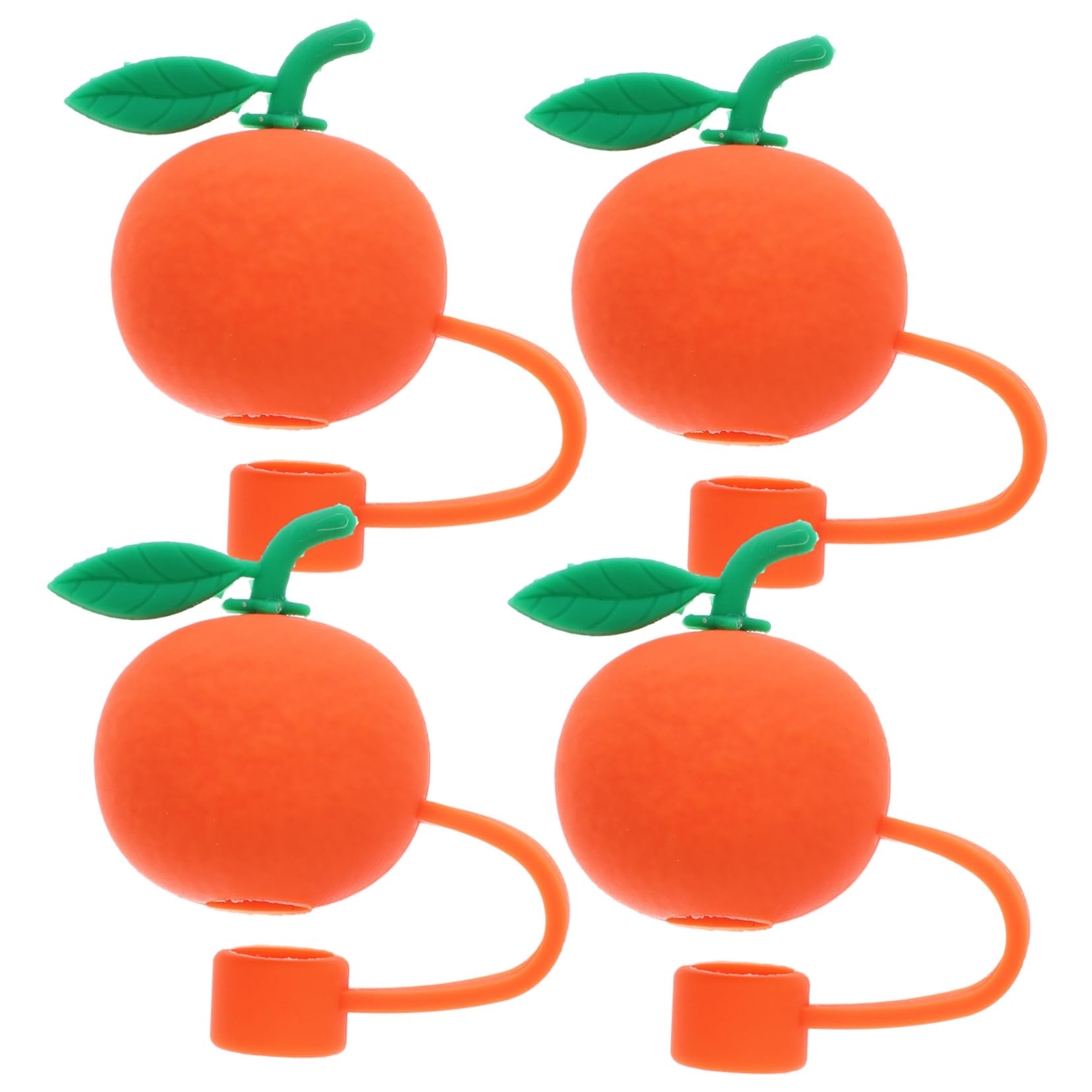 IMIKEYA 20stücke Strohkappen Orange Wiederverwendbare Schutzkappen Für Trinkhalme Für Partys Babypartys Und Feiern Leicht Und Langlebig