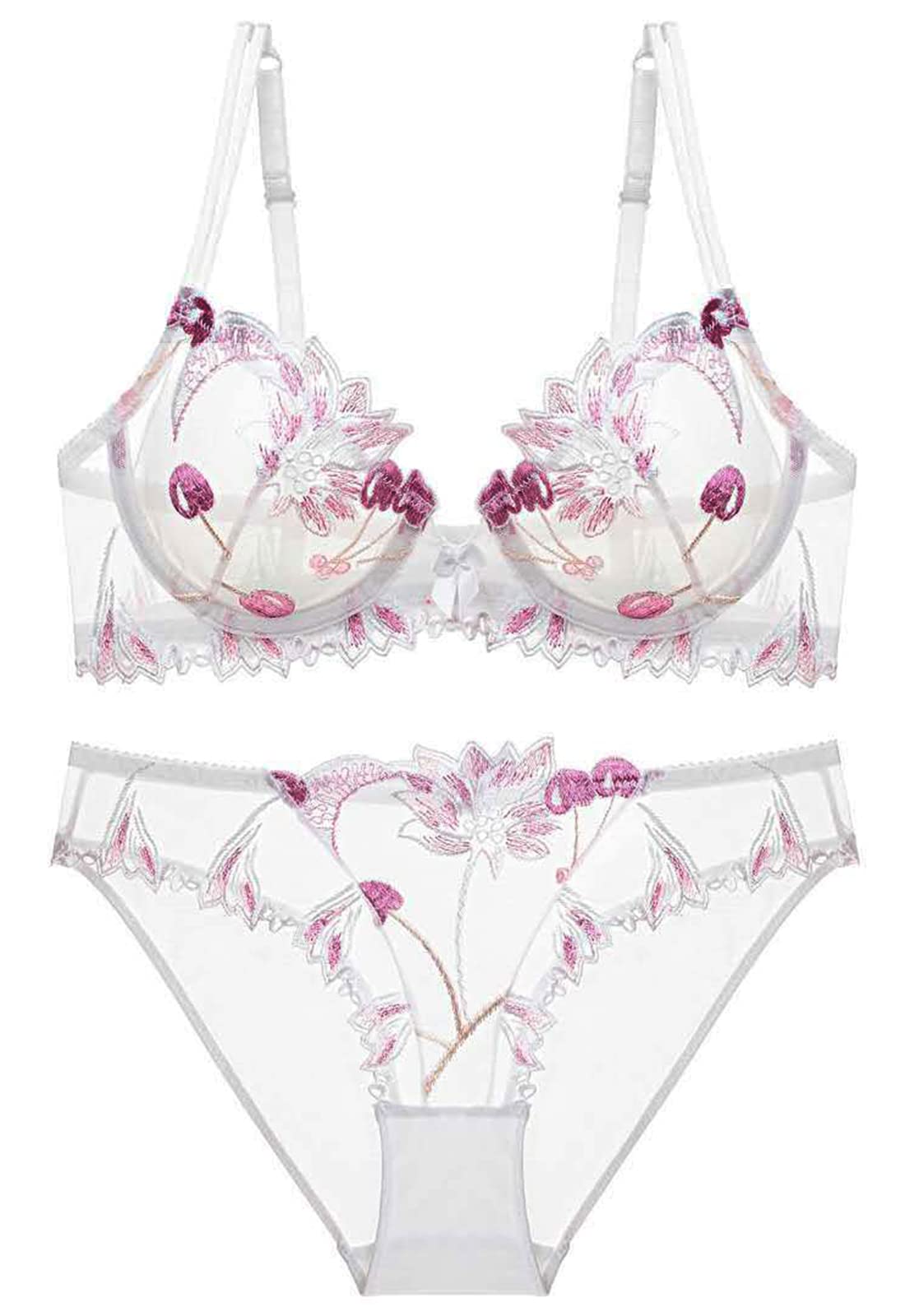 Women See through Lace Mesh Push Up Bra Transparent Sheer Bra And women-see-through-lace-mesh-push-up-bra-transparent-sheer-bra-and