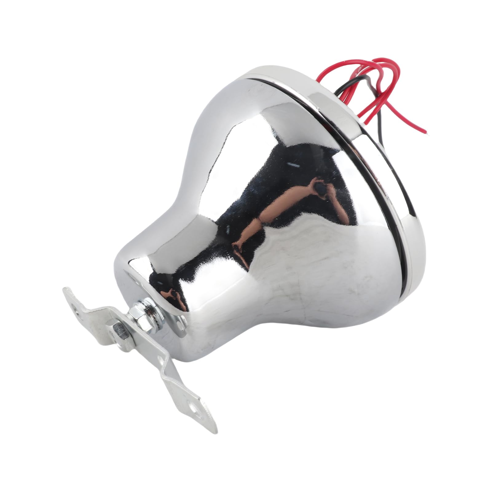 HUIOP Cloche électrique,12 V 110dB Électrique Cloche Forte Alarme De Sécurité Klaxon Interne Grève en Acier Inoxydable Alarme d'urgence Cloche pour Voiture Véhicule Moto Marine Bateau