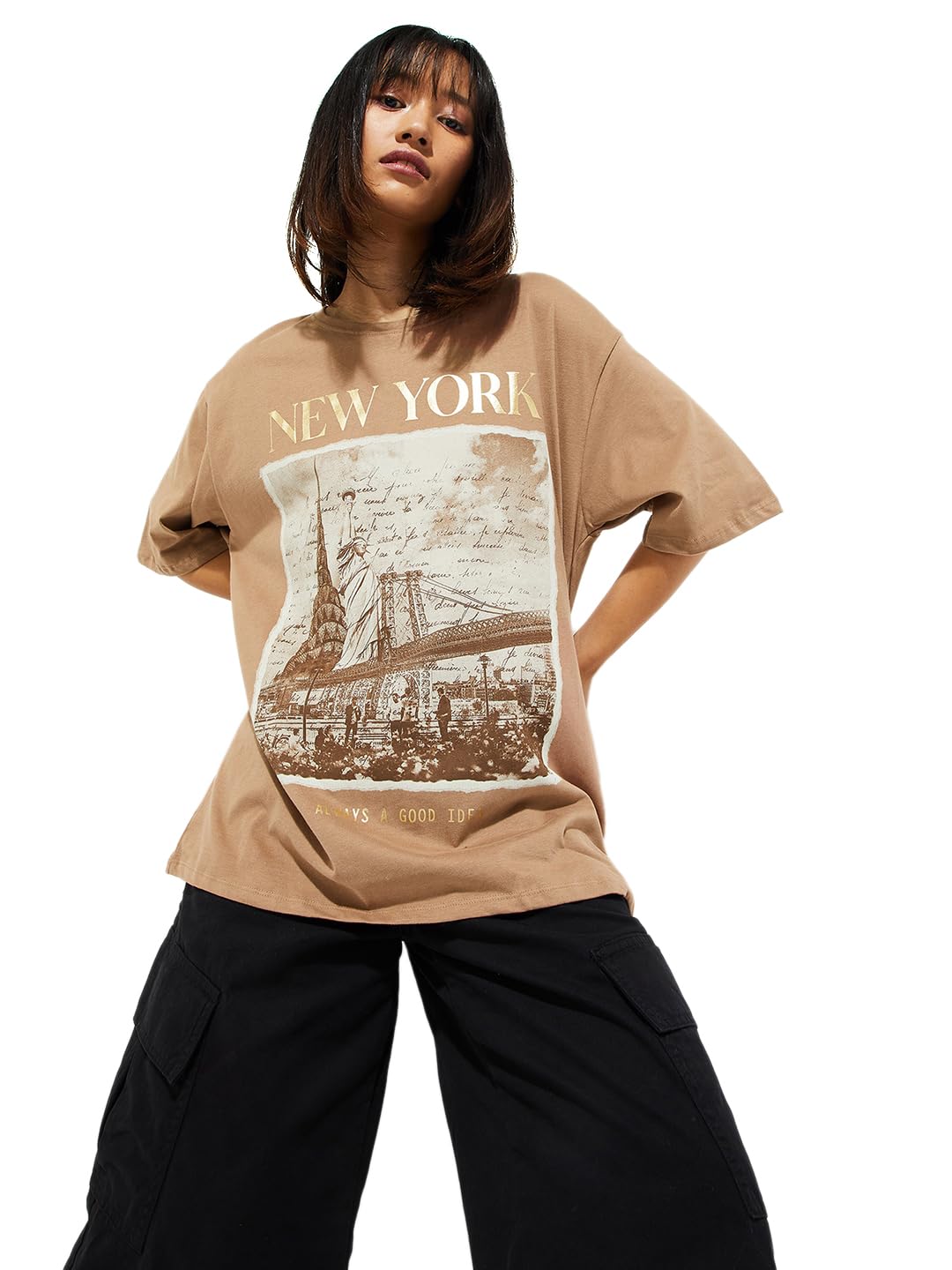 max URB_N Women Oversized Graphic Printed T-Shirt-picture-29