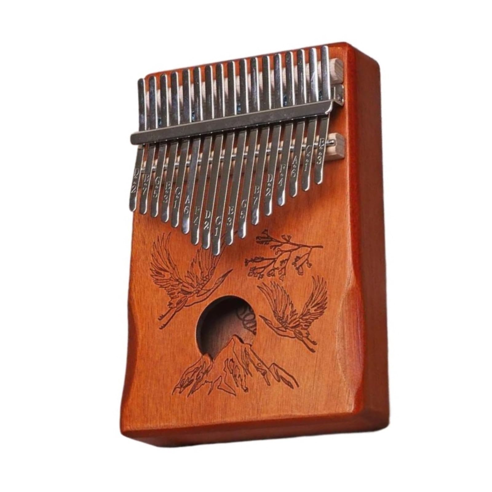 Kalimba Principiantes Kalimba Portátil De 17 Teclas Para Principiantes Afinada Profesionalmente