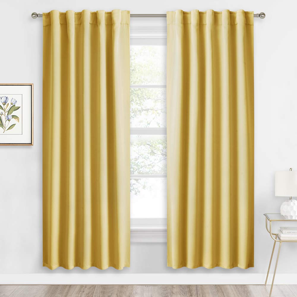 Yellow Tab Top Curtains Curtains & Drapes 2023