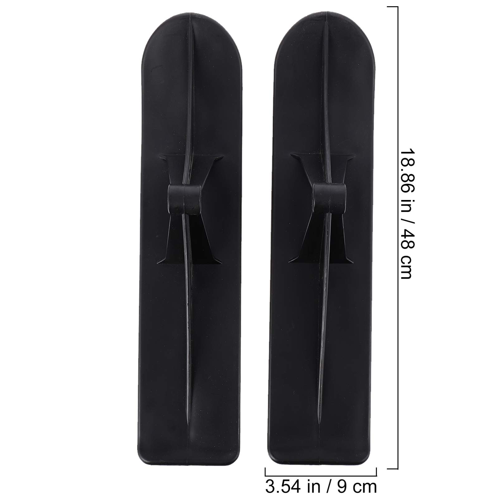 OSOLADY 1Pair Durable Scooter Sled Ski Attachment for Snow Easy Installation Snow Ski Board for Transform Kick Scooter Into Snow Scooter Low Temperature Resistant Compatible with Electric