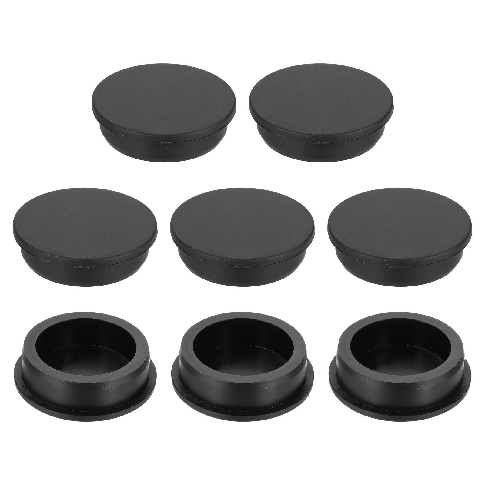 Bouchons en caoutchouc pour trou 52-53.3mm, obturateur silicone noir type T