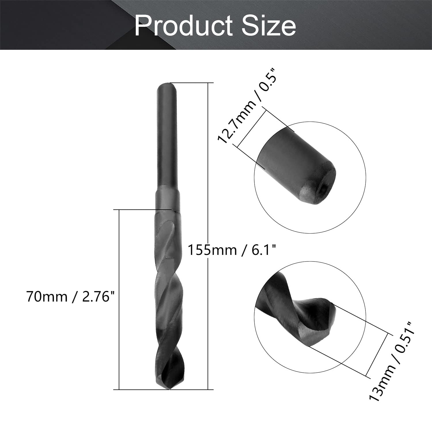 Amazon.co.jp: ツイストドリル 15mm ドリル セット 鉄工用ドリルセット