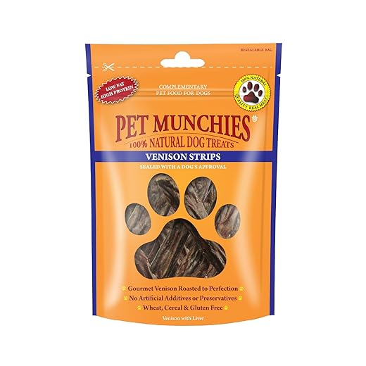 Pawfect Venison Strips Dog Treats