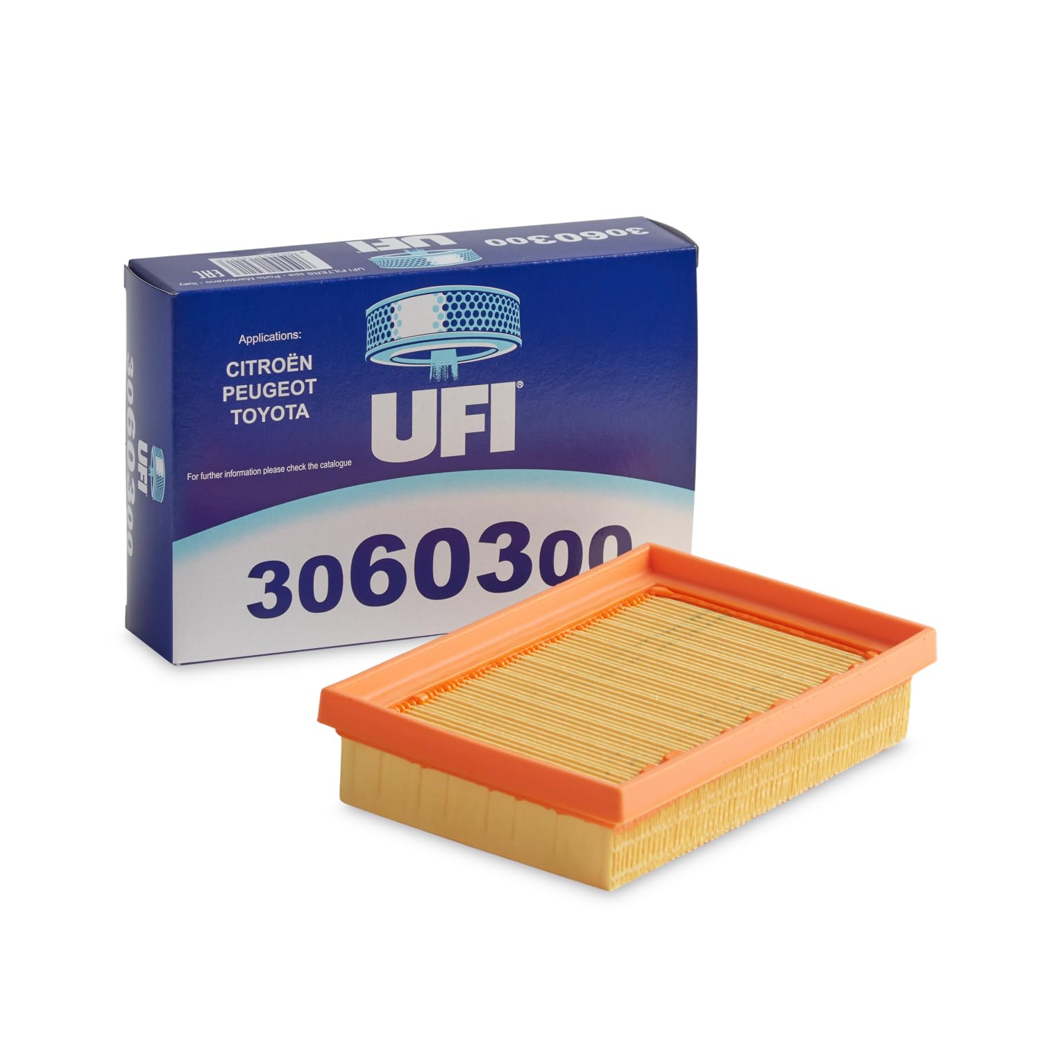 UFI Filters, Dieselfilter ‎30.603.00, Passend für Autos, Anwendbar auf verschiedene Modelle von Citroen, Peugeot, Suzuki, Toyota