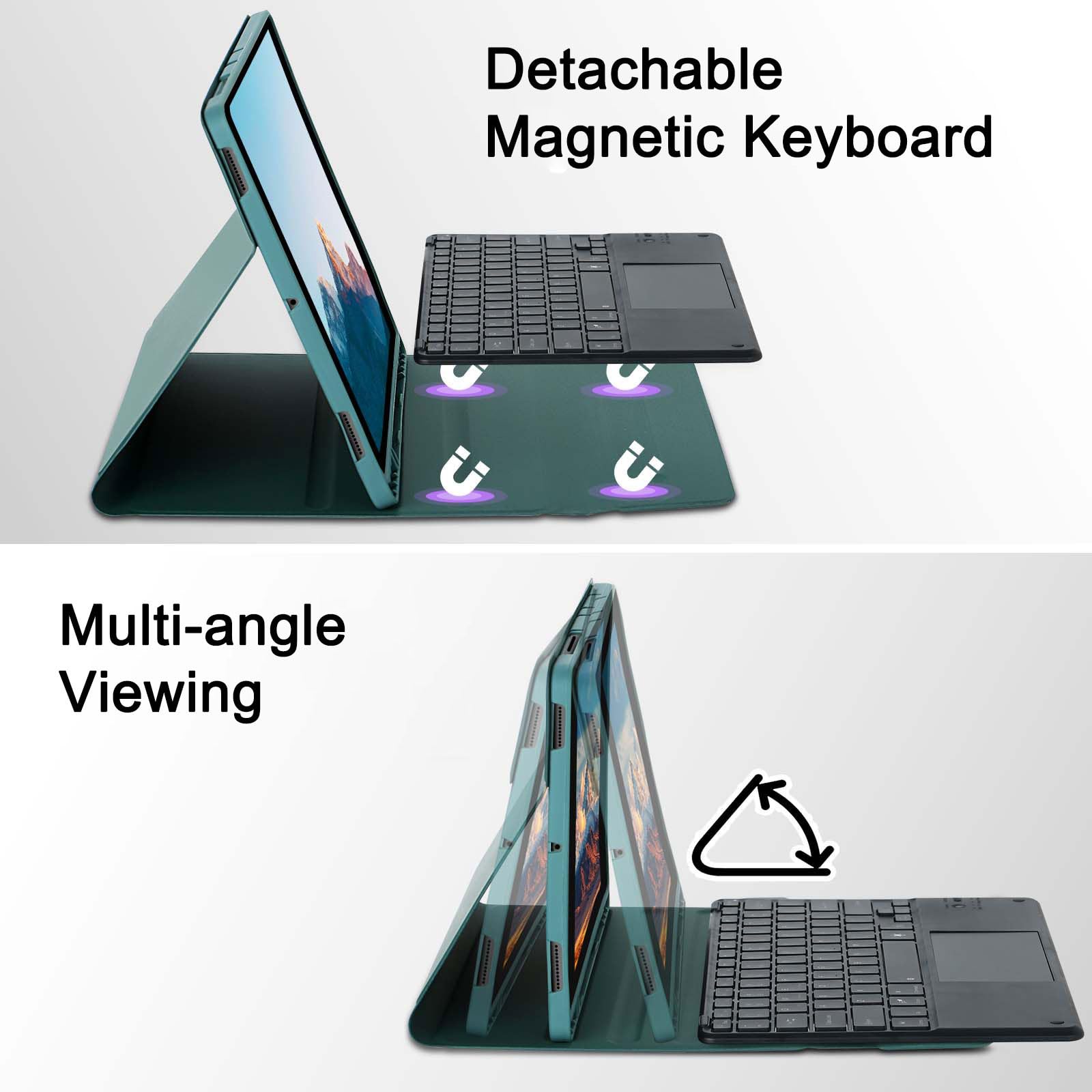 Amazon.com: Keyboard Case for Samsung Galaxy Tab S10 FE Plus/S10