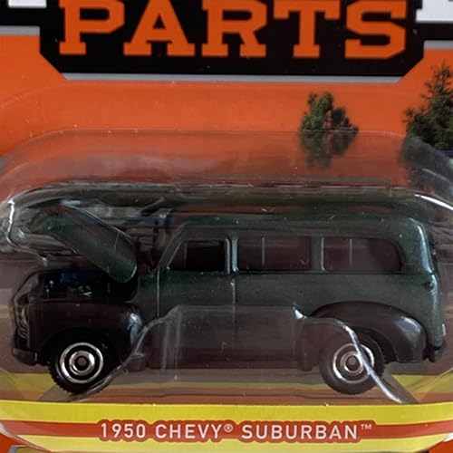 Miniatura 2 de Vehículo fundido a presión de piezas móviles de Matchbox coleccionable - Chevy Suburban 1950  HLG09  Verde oscuro  Fabricado con zinc reciclado