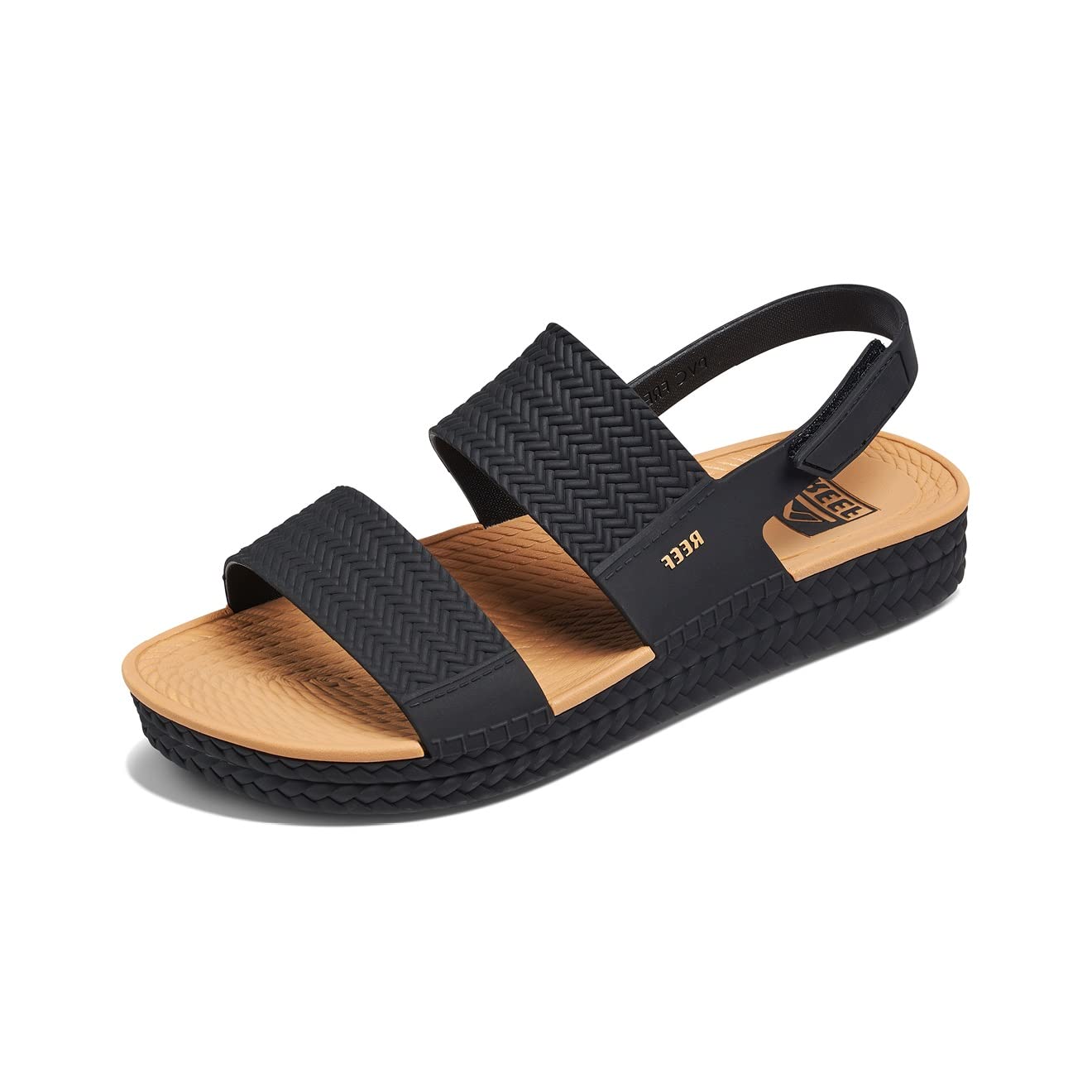 REEF Water Vista Womens Platform Sandal, Water Friendly, Adjustable Velcro Strap