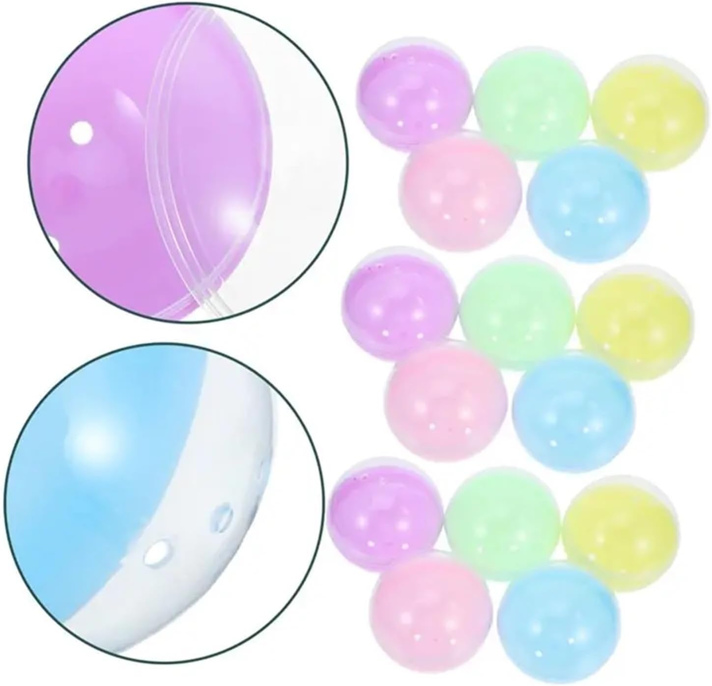 Vending Machine Capsules 50Pcs Macaron DIY And Candy Fillable Containers Forcing Curiosity And Boosting Vending Machine Enhanc