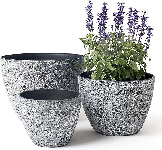 FOX & FERN Unbreakable Fiber Pot | Elevate any Corner of Your Home/Garden | Best for Gifting | Party, Wedding and Home Decor (Set of 3) (B0CH8JCGT5) Amazon Price History, Amazon Price Tracker