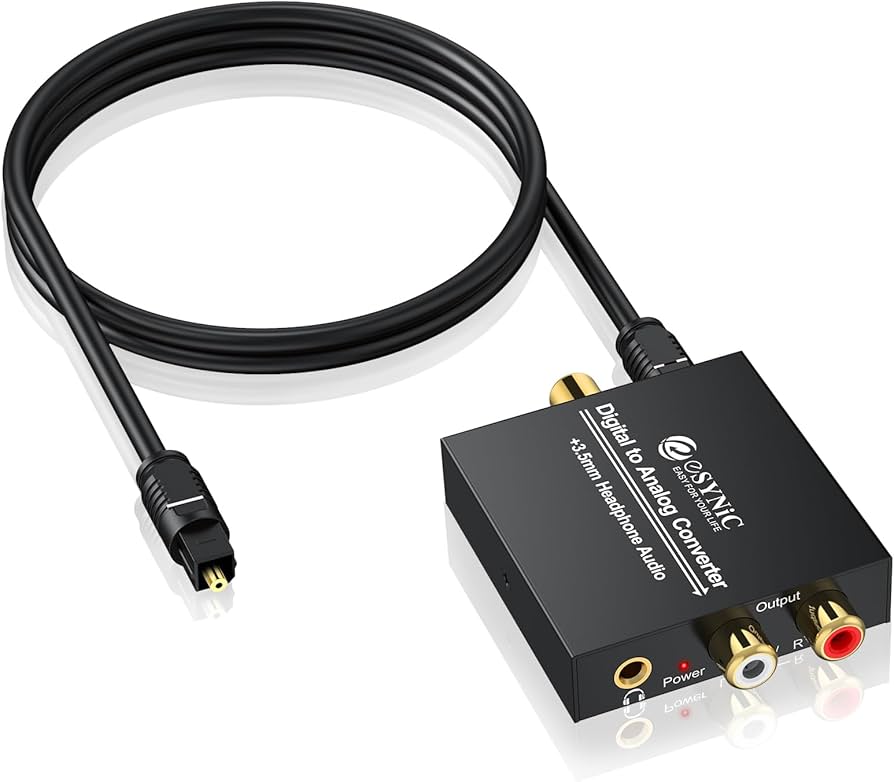 Amazon.com: eSynic 192KHZ Digital to Analog Audio Adapter Portable
