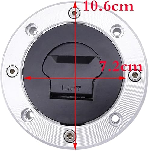 Miniatura 3 de Tapa del tanque de combustible para S & uzuki VStrom 1000 DL1000 V-Strom 2002-2009 cubierta de la tapa del tanque de combustible de la motocicleta