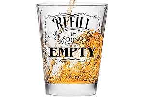 Refill If Found Empty - Santa Shot Glass: Hilarious Festive X-mas Gift