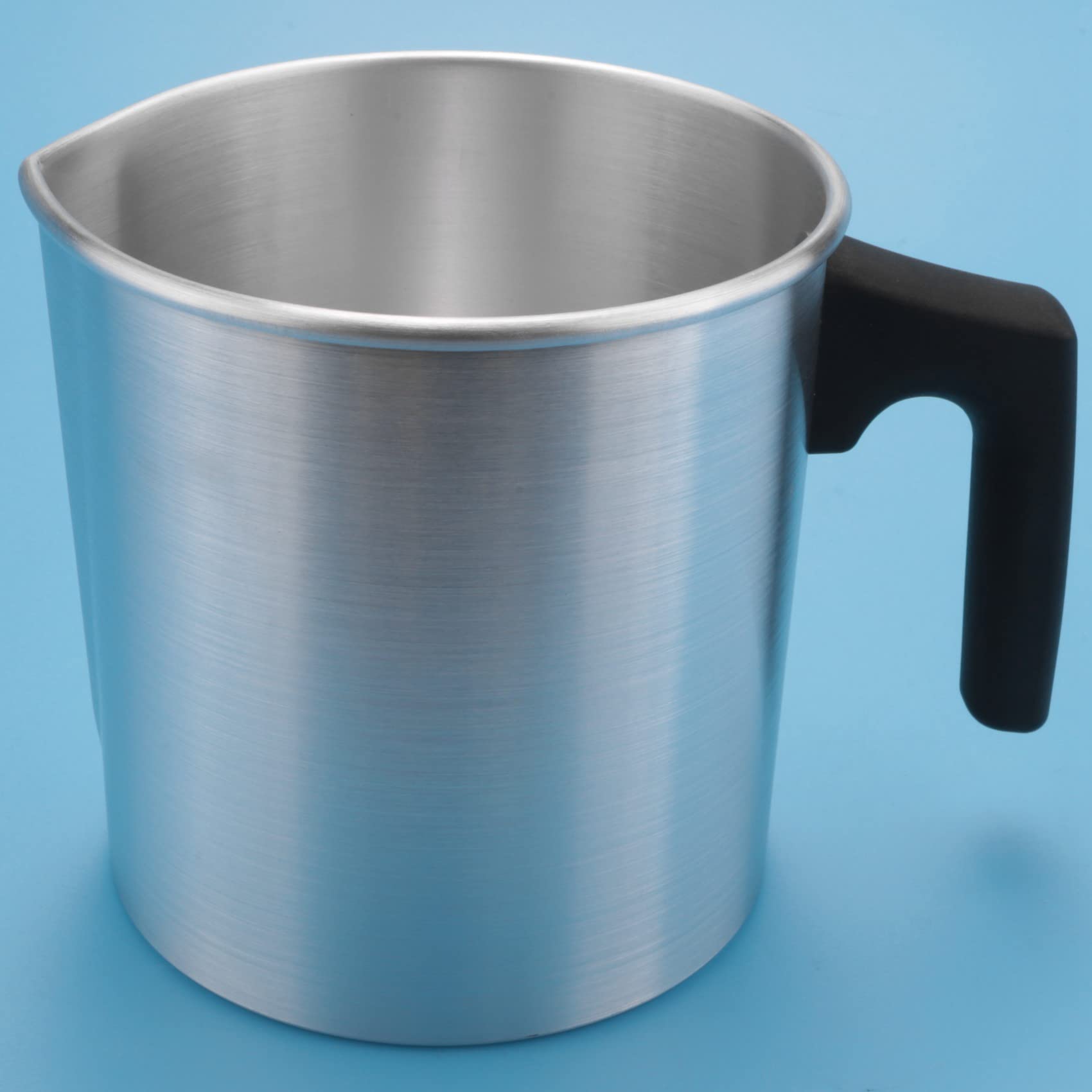 Pasuihcay 1.2L Candle Melting Pot Wax Melting Cup Wax Melting Pot Candle Making Pouring Pot for Home DIY Candle Store, Silver