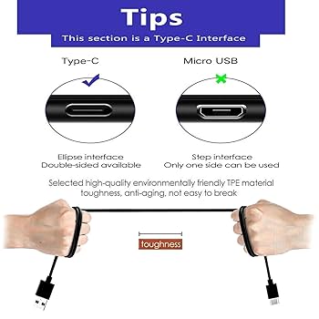 Amazon.co.jp: USBタイプC充電器充電ケーブル コードワイヤー W