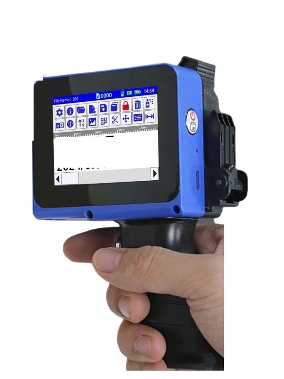 Stampante portatile mini split da 12,7 mm, stampante a getto d'inchiostro portatile, macchina for la codifica di dati di immagini di codici a barre(Without ink)
