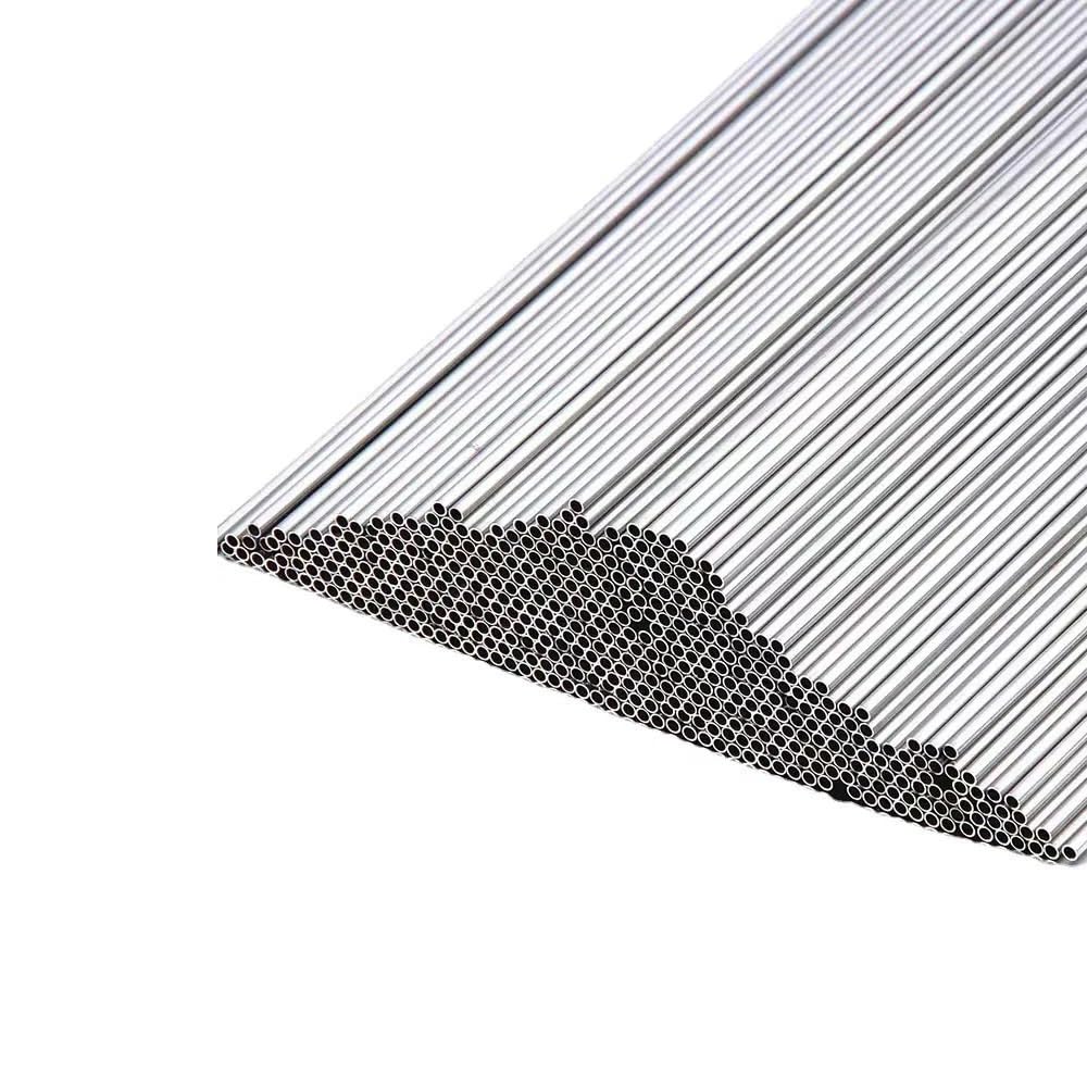 304 Stainless Steel Round Capillary 100mm 200mm 250mm 500mm Long Seamless Precision Straight Tube OD0.5mm - 3.5mm(OD1.5 X ID1.1mm)