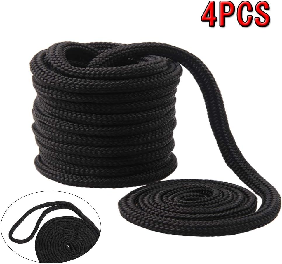 値引 黒 ブラック ダブルブレイド 8打 フェンダーロープ 係留ロープ 10mm 100ｍ マリンロープ ボート 釣り 係船 船舶 船 係船ロープ 船 その他 Hlt No