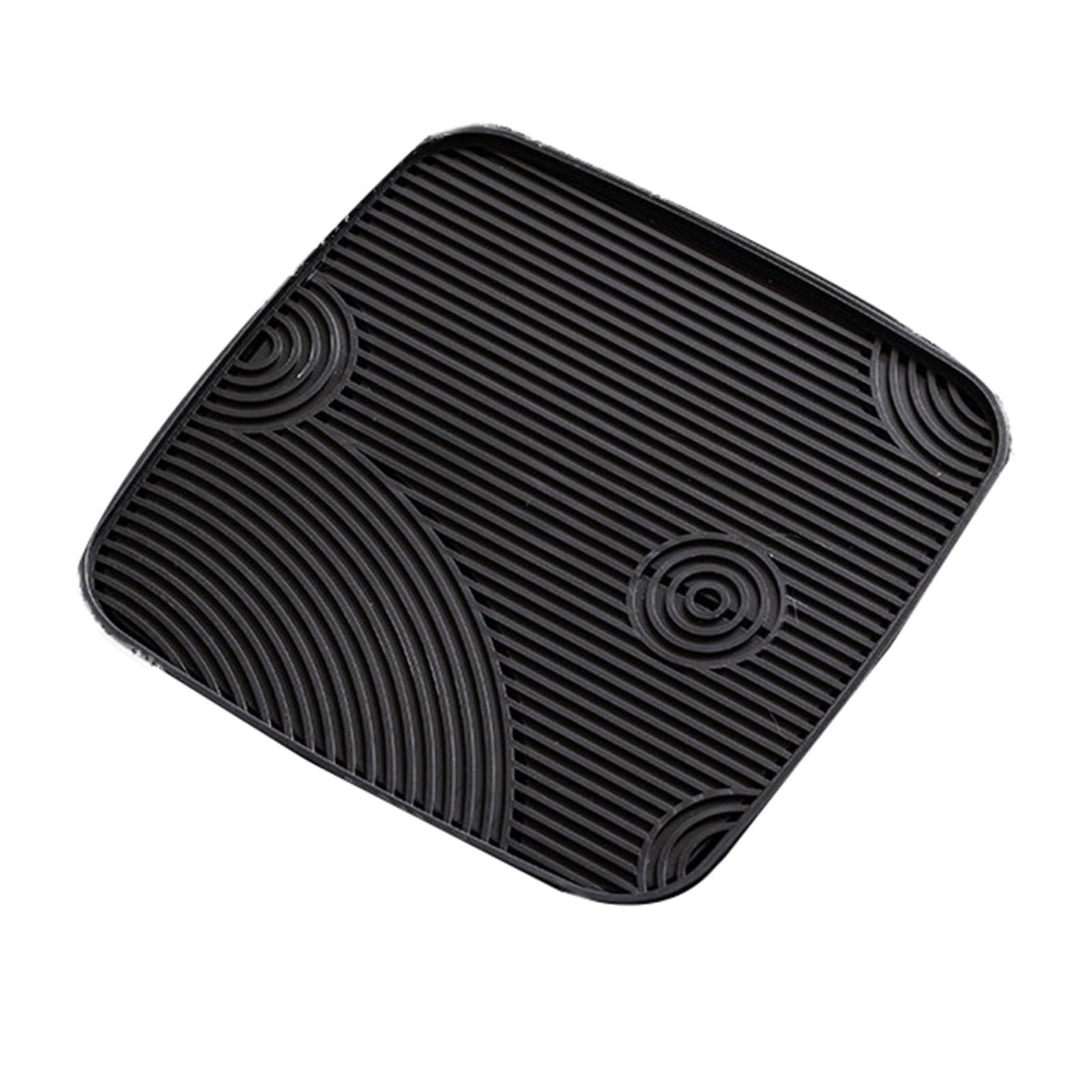 Melamine Tray,Square Drainable Storage Box,Double-layer Perforated,Detachable Design,Suitable for Tea Rooms(Black)