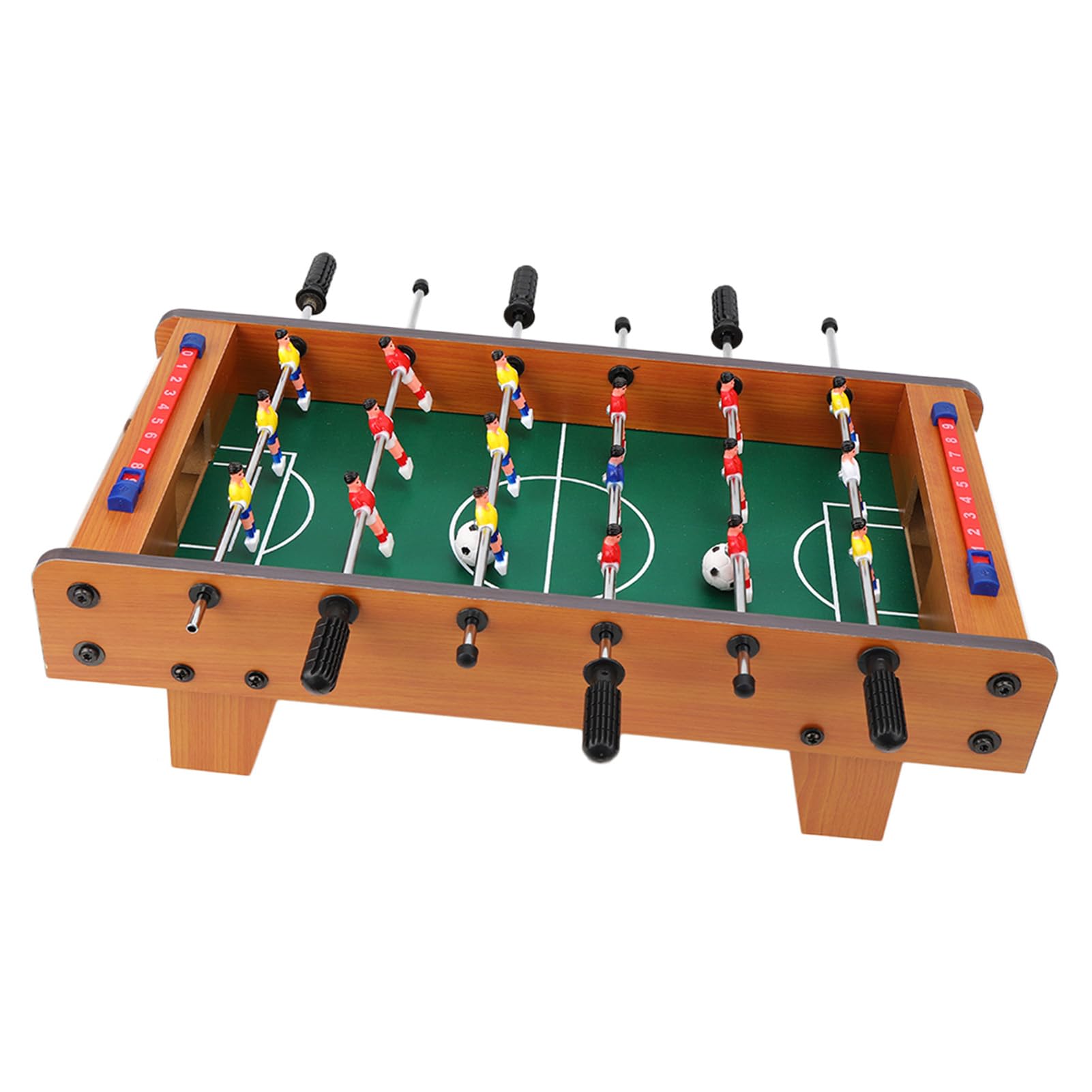 Generic Futbolín de Mesa Competitivo de Madera para Niños y Adultos, Niños Mayores de 2 Años, Color Madera, 19,7 X 9,8 X 6,1 Pulgadas