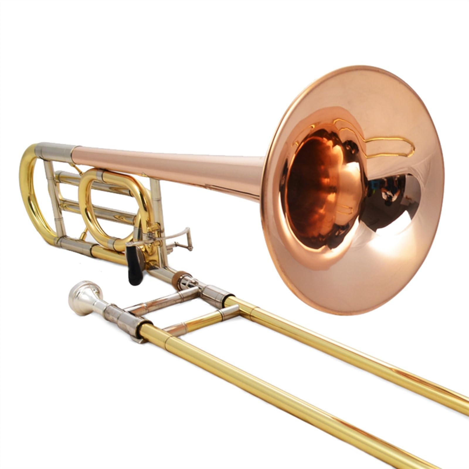 真鍮トロンボーン楽器テナー転置B フラットからFキー再生トロンボーン