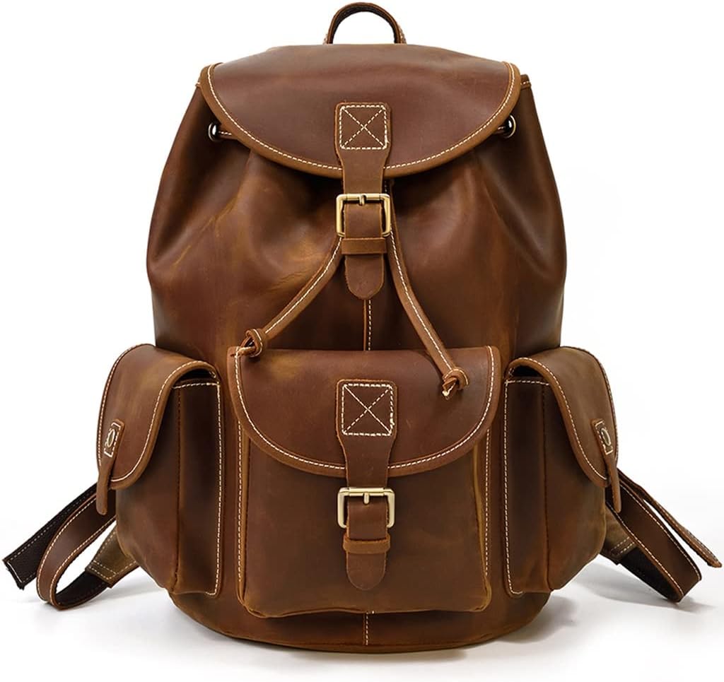 Leather backpacks for school Clearance