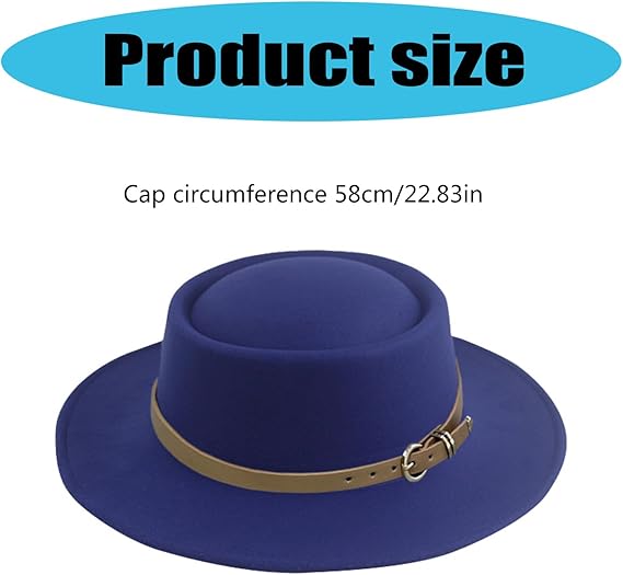 MOUNTAIN RESEARCH “Homburg Hat\" WEISUYUUS Woolen Homburg Fedoras Hat Exotic Hat for Women